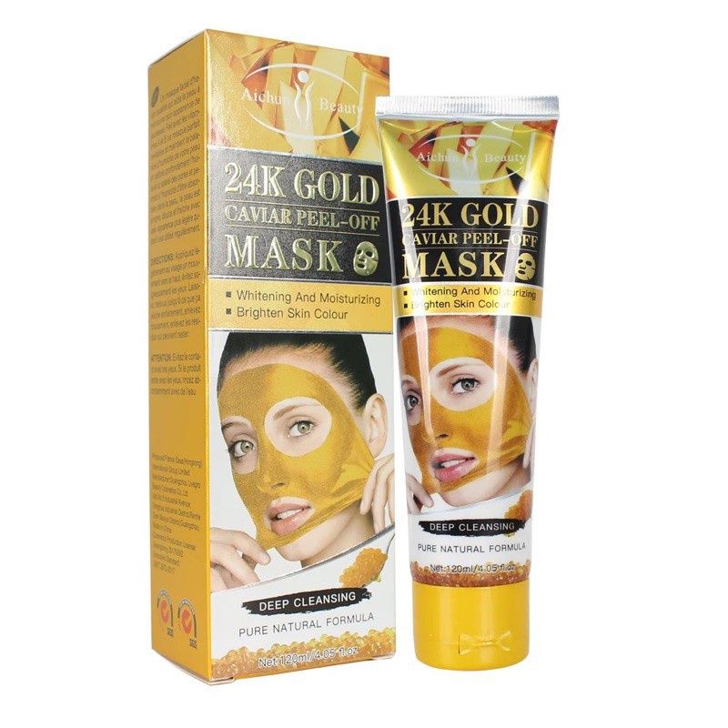 Whitening gold caviar facemask