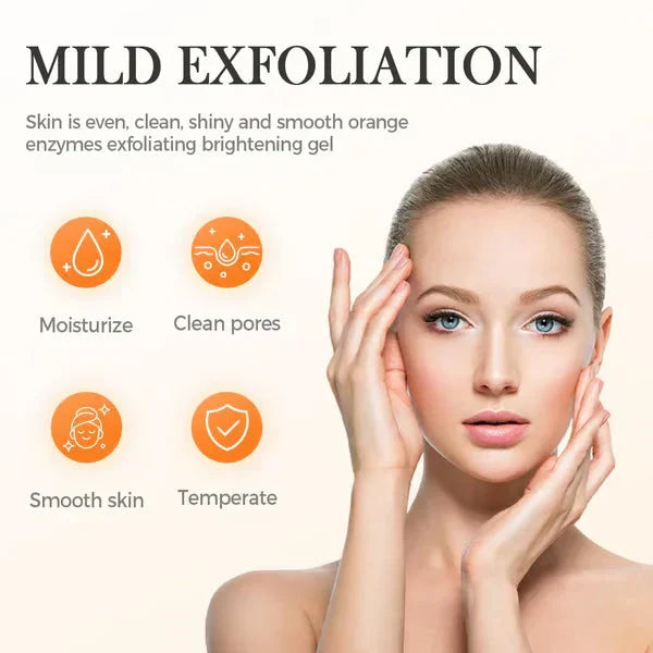 Orange Enzyme Glow Gel 😍 Dark Spot & Dead Skin Remover