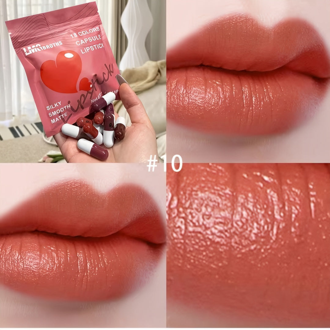 18 Colors Capsule Lipstick Set Matte