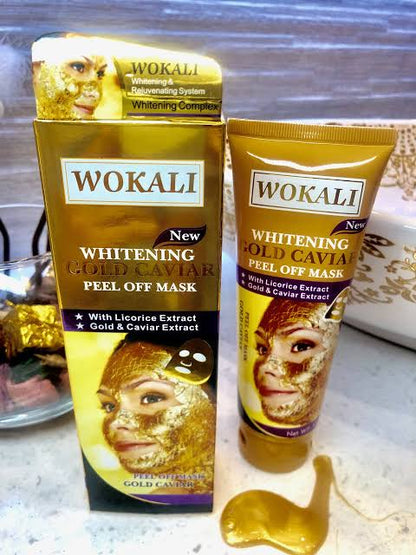 Whitening gold caviar facemask